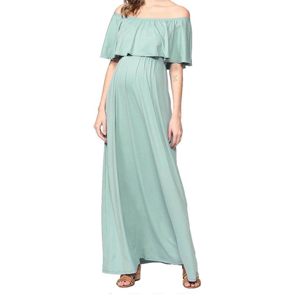 Maxi maternity dress